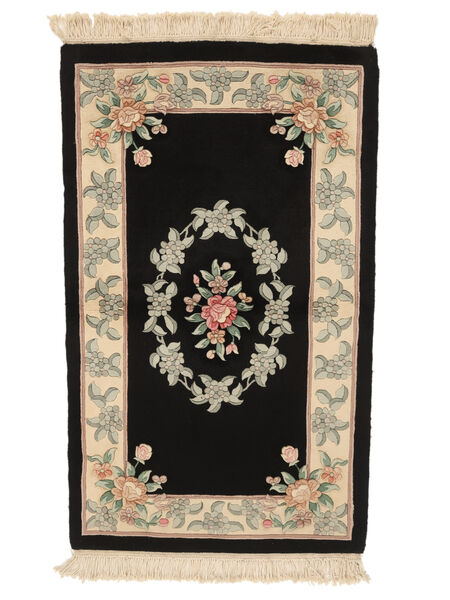  91X152 Medaille Hoogpolig Vloerkleed Klein China 90 Line Wol, Carpetvista