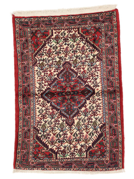  Persan Hamadan Covor 85X120 Dark Red/Negru Carpetvista