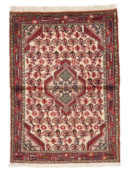  Hamadan Rug 88X116 Persian Wool Dark Red/Brown Small Carpetvista