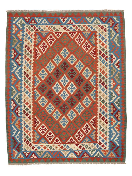  271X342 Kelim Ghashghai Vloerkleed Donkerrood/Donkergrijs Perzië/Iran Carpetvista