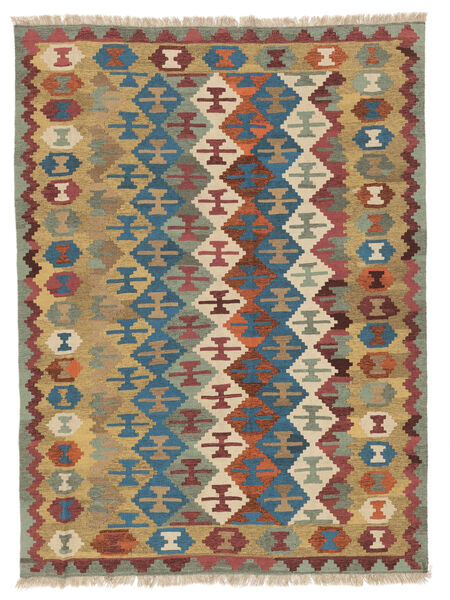 Dywan Perski Kilim Kaszkaj 172X234 Brunatny/Ciemny Petrol ( Persja/Iran)