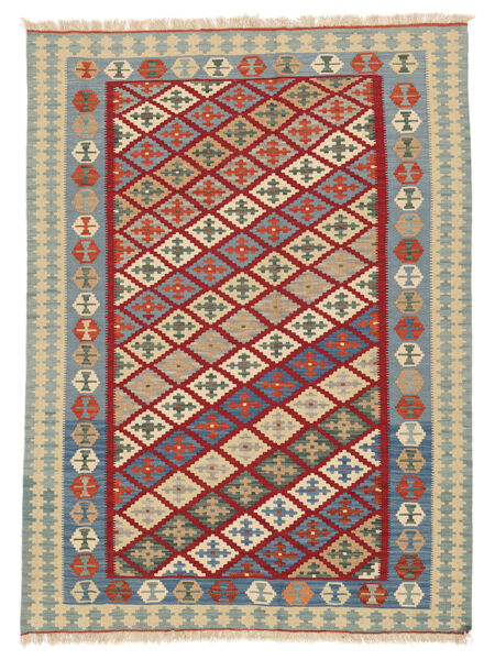 Tappeto Orientale Kilim Ghashghai 173X232 Rosso Scuro/Verde ( Persia/Iran)