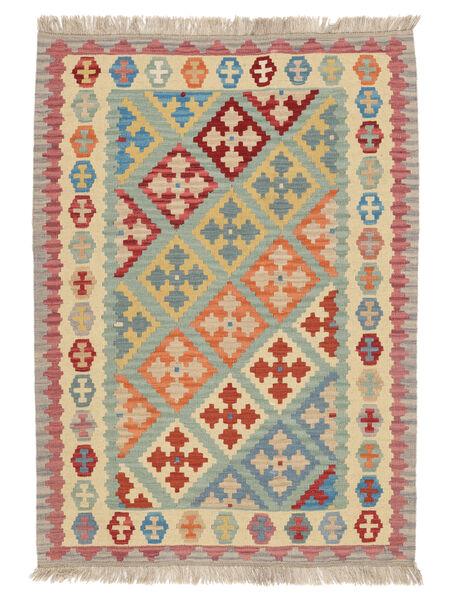  Perzsa Kilim Qashqai Szőnyeg 121X173 Narancssárga/Zöld Carpetvista