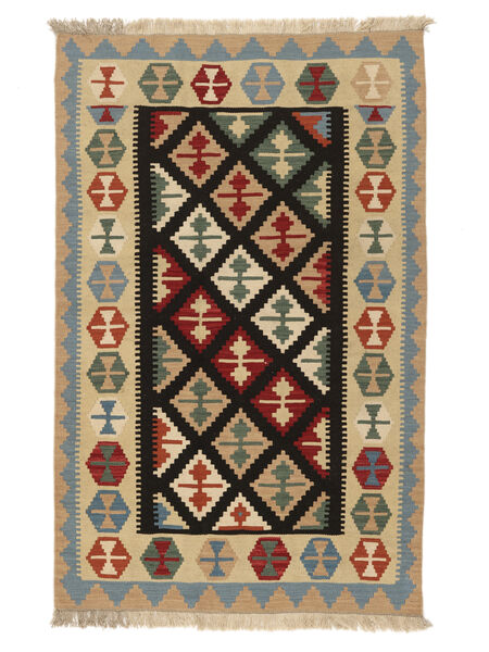 Dywan Kilim Kaszkaj 117X184 Brunatny/Pomarańczowy ( Persja/Iran)