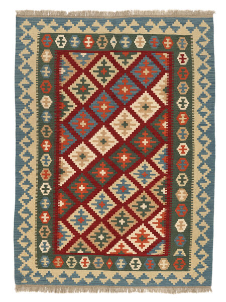 Dywan Kilim Kaszkaj 152X212 Ciemnoczerwony/Pomarańczowy ( Persja/Iran)