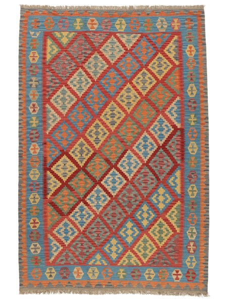  Persian Kilim Qashqai Rug 205X303 Dark Red/Green ( Persia/Iran)