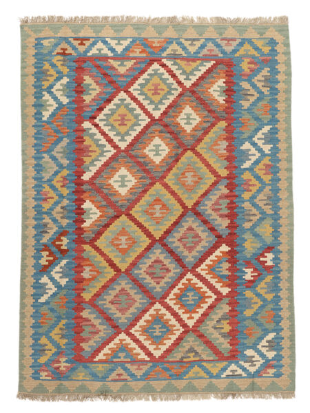 172X235 Tapete Oriental Kilim Ghashghai Laranja/Vermelho Escuro ( Pérsia/Irão) Carpetvista