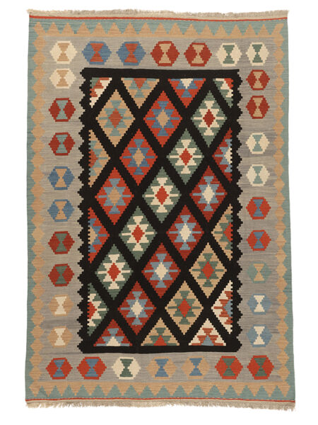  Perzsa Kilim Qashqai Szőnyeg 201X305 Barna/Fekete Carpetvista