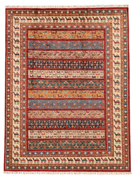  Shabargan Dywan 179X234 Wełniany Ciemnoczerwony/Czarny Carpetvista