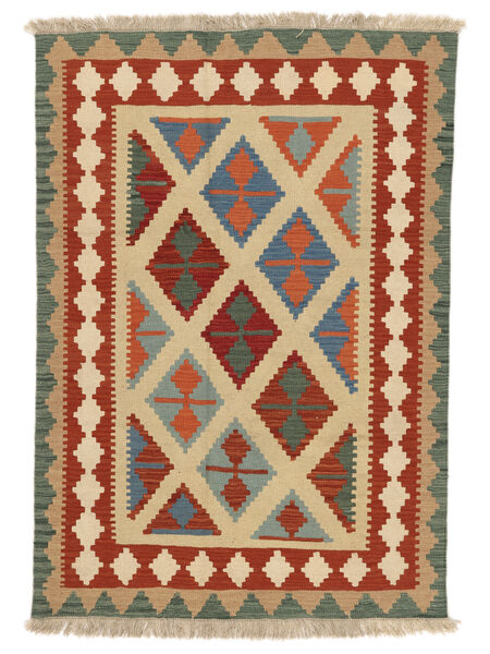 Dywan Orientalny Kilim Kaszkaj 120X175 Pomarańczowy/Brunatny ( Persja/Iran)