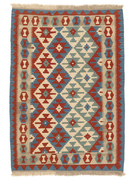 Alfombra Kilim Gashgai 124X178 Rojo Oscuro/Marrón ( Persia/Irán)