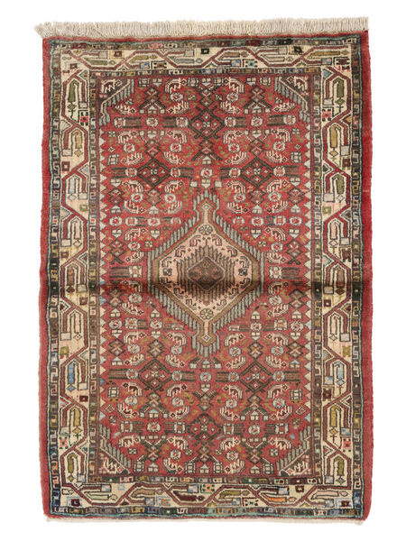  Persian Hamadan Rug 80X117 Brown/Dark Red Carpetvista