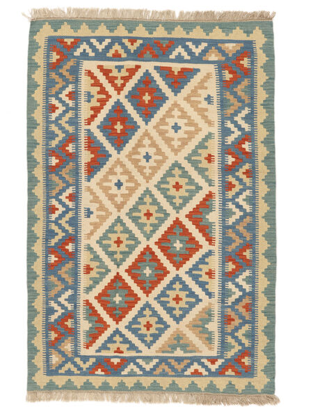 Alfombra Persa Kilim Gashgai 119X182 Naranja/Azul Oscuro ( Persia/Irán)