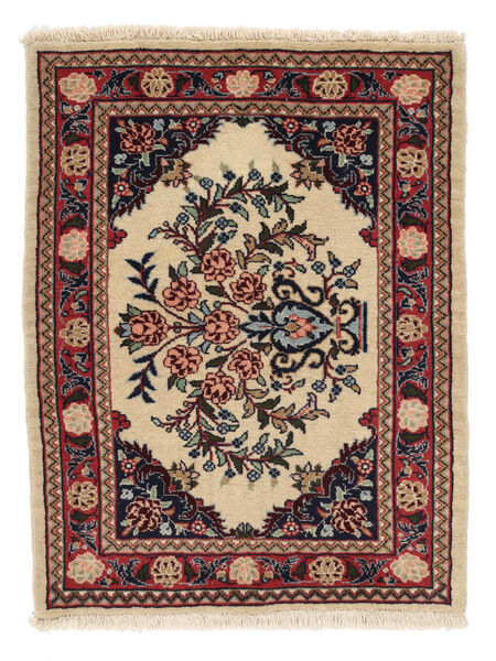  Hamadan Alfombra 72X93 Persa De Lana Negro/Naranja Pequeño Carpetvista