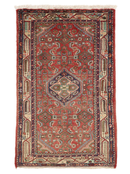  76X120 Medallion Small Hamadan Rug Wool, Carpetvista