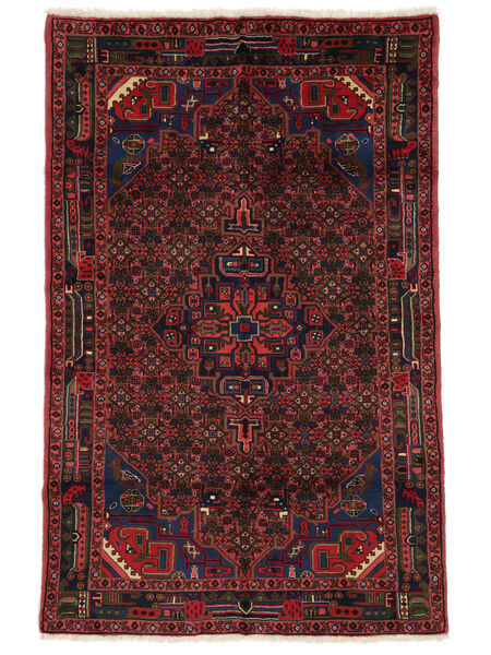 Alfombra Oriental Koliai 147X230 Negro/Rojo Oscuro (Lana, Persia/Irán)