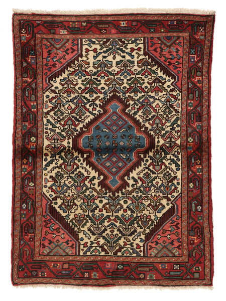  110X150 Medallion Piccolo Hosseinabad Tappeto Lana, Carpetvista