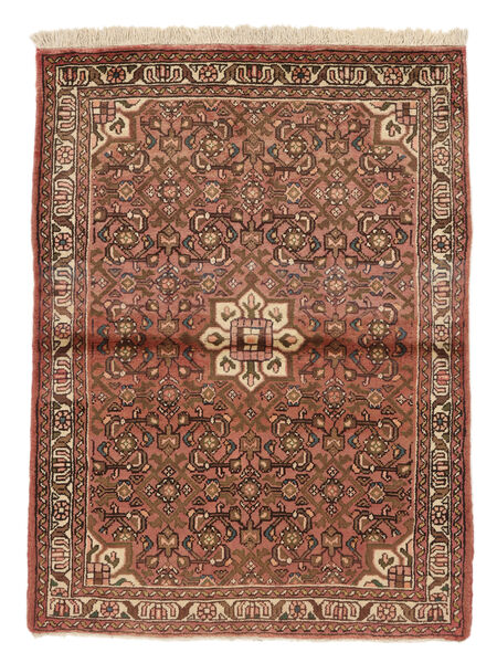  104X142 Hosseinabad Fine Covor Maro/Dark Red Persia/Iran
 Carpetvista