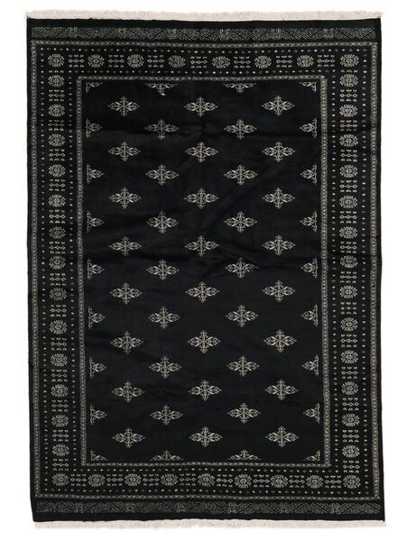 170X241 Pakistan Bokhara 2Ply Matta Orientalisk Svart (Ull, Pakistan) Carpetvista