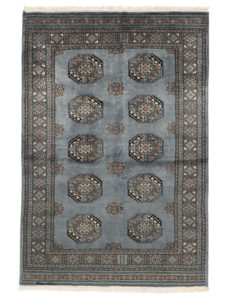  138X202 Pakistan Bokhara 3Ply Vloerkleed Zwart/Donkergrijs Pakistan Carpetvista