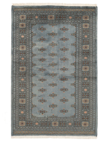 Alfombra Pakistan Bukara 3Ply 137X207 Gris Oscuro/Negro (Lana, Pakistán)