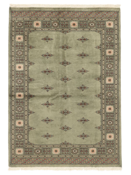 142X201 Pakistan Bokhara 3Ply Tæppe Orientalsk Mørkegul/Brun (Uld, Pakistan) Carpetvista