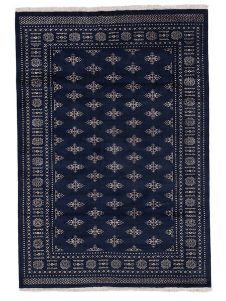  パキスタン ブハラ 2Ply 絨毯 170X246 ウール ブラック/ダークグレー Carpetvista