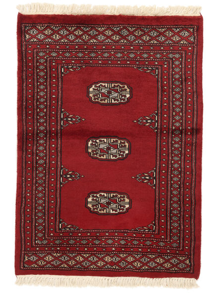 61X86 Pakistan Bokhara 2Ply Rug Oriental Dark Red/Black (Wool, Pakistan) Carpetvista