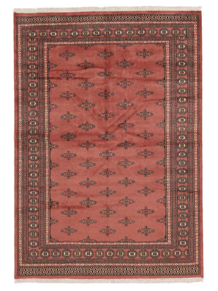  Pakistański Bucharski 2Ply Dywan 170X243 Wełniany Ciemnoczerwony/Czerwony Carpetvista