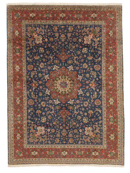  290X408 Tabriz 60 Raj Zijden Pool Vloerkleed Bruin/Zwart Perzië/Iran Carpetvista