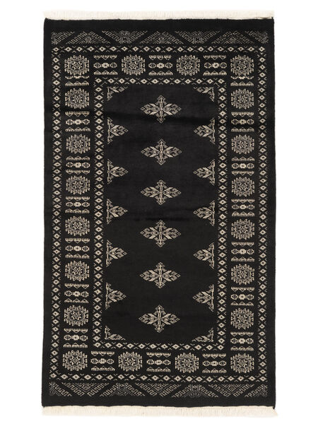  95X159 Medallion Small Pakistan Bokhara 2Ply Rug Wool, Carpetvista