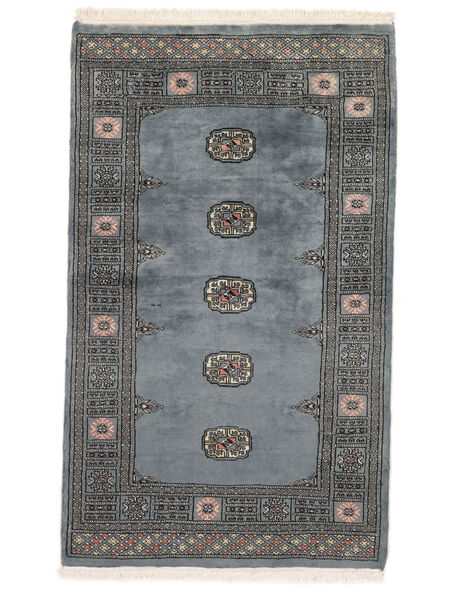  Pakistan Bokhara 2Ply Rug 95X158 Wool Dark Grey/Black Small Carpetvista