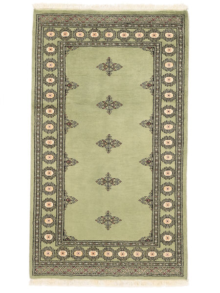  Pakistan Bokhara 2Ply Rug 94X162 Dark Yellow/Dark Green Carpetvista