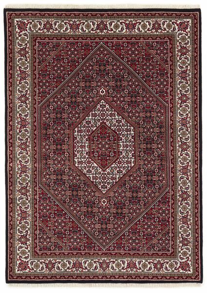  Bidjar Indiaas Vloerkleed 175X245 Wol Zwart/Bruin