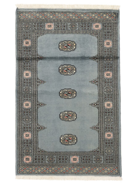 95X152 Dywan Orientalny Pakistański Bucharski 2Ply Ciemnoszary/Czarny (Wełna, Pakistan ) Carpetvista