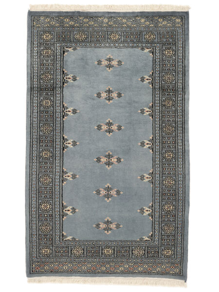  Pakistan Bokhara 2Ply Rug 94X153 Wool Dark Grey/Black Small Carpetvista