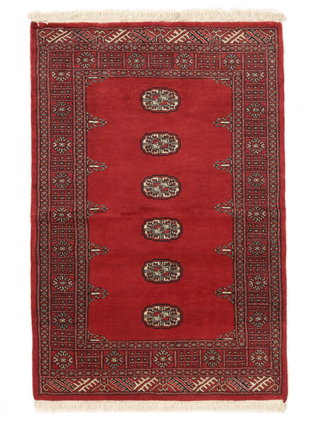  94X142 Medallion Small Pakistan Bokhara 2Ply Rug Wool, Carpetvista