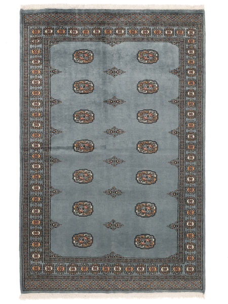 140X215 Dywan Orientalny Pakistański Bucharski 2Ply Ciemnoszary/Czarny (Wełna, Pakistan ) Carpetvista