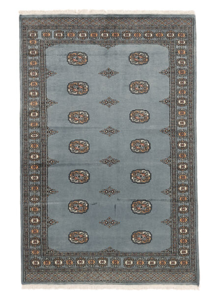  Pakistan Buchara 2Ply Teppich 138X211 Dunkelgrau/Schwarz Carpetvista