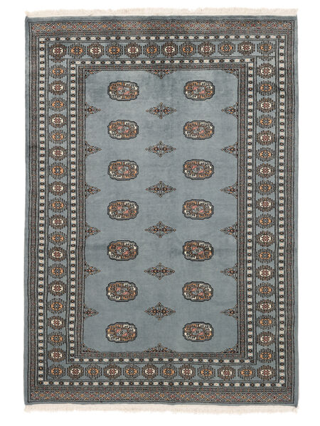 138X196 Pakistan Buchara 2Ply Teppich Orientalischer Dunkelgrau/Schwarz (Wolle, Pakistan) Carpetvista