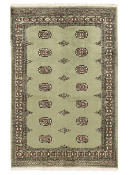 138X208 Pakistan Bokhara 2Ply Tæppe Orientalsk Mørkegrøn/Brun (Uld, Pakistan) Carpetvista