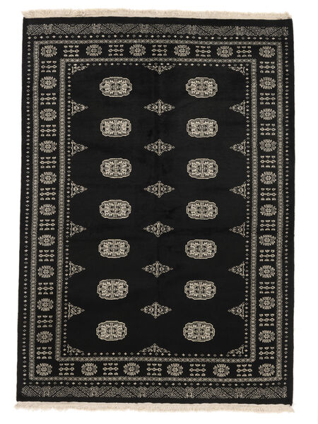  Oriental Pakistan Bokhara 2Ply Rug 148X208 Black/Dark Yellow Wool, Pakistan Carpetvista