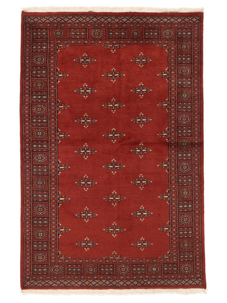  Pakistan Bokhara 2Ply Vloerkleed 137X206 Wol Donkerrood/Zwart Klein Carpetvista