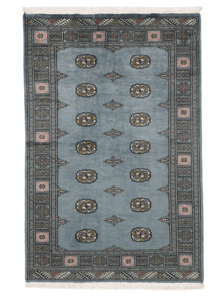 126X190 Pakistan Bokhara 2Ply Vloerkleed Oosters Zwart/Donkergrijs (Wol, Pakistan) Carpetvista