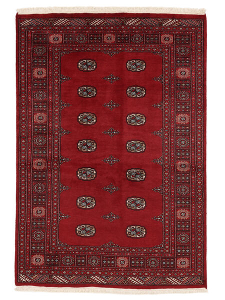 137X199 Dywan Pakistański Bucharski 2Ply Orientalny Ciemnoczerwony/Czarny (Wełna, Pakistan ) Carpetvista