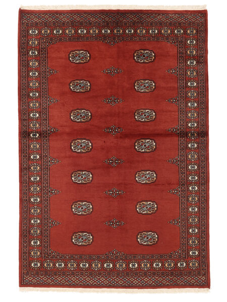  139X205 Pakistan Bokhara 2Ply Vloerkleed Donkerrood/Zwart Pakistan Carpetvista