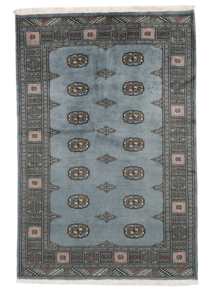  Pakistan Bokhara 2Ply Vloerkleed 126X188 Zwart/Donkergrijs Carpetvista