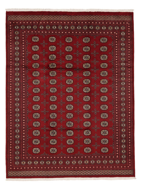  248X318 Pakistan Bokhara 2Ply Tæppe Mørkerød/Sort Pakistan Carpetvista