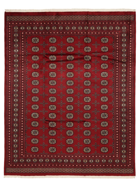  Pakisztáni Bokhara 2Ply Szőnyeg 246X308 Sötétpiros/Fekete Carpetvista