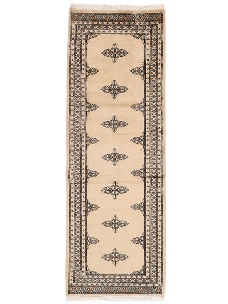 Pakistan Bokhara 2Ply Rug 62X180 Runner
 Beige/Brown Wool, Pakistan Carpetvista